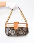 Dentelle Kirsten Gold Chain Bag, back view